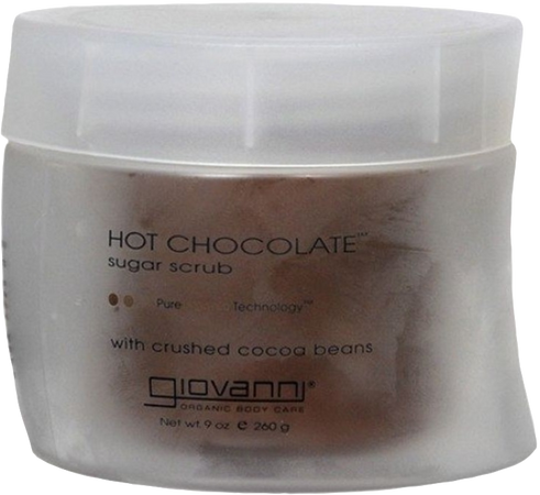 hot chocolate sugar scrub by giovanni