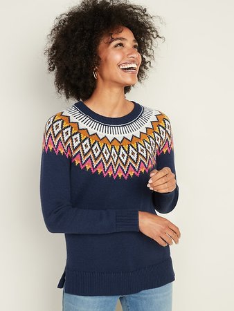 Fair Isle Sweater for Women | Old Navy