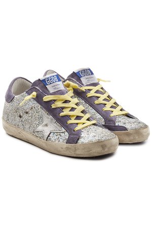 Super Star Glitter Sneakers with Suede Gr. EU 36