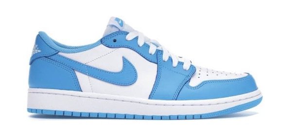 low Nike Jordan blue