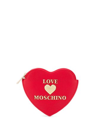 Love Moschino logo-plaque Heart Purse - Farfetch
