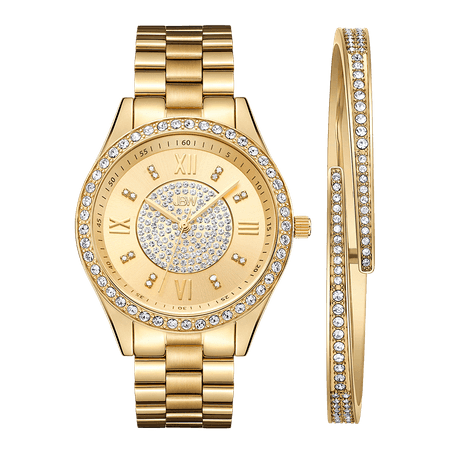 JBW Mondrian Set J6303-SetB | Women's Gold Diamond Watch Set
