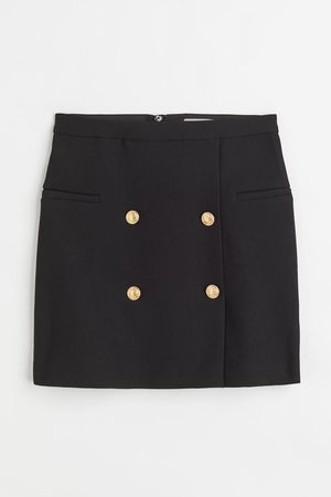 Short Skirt - Black - Ladies | H&M US