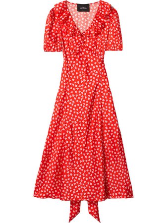 Shop red & white Marc Jacobs The Love dress with Express Delivery - Farfetch