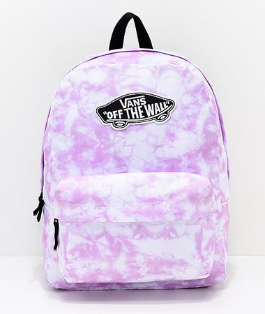 Vans Sporty Realm Violet Cloudwash Backpack | Zumiez