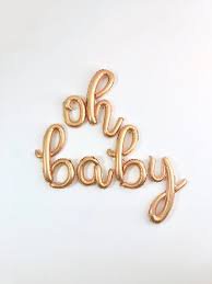 baby shower word banner gold - Google Search
