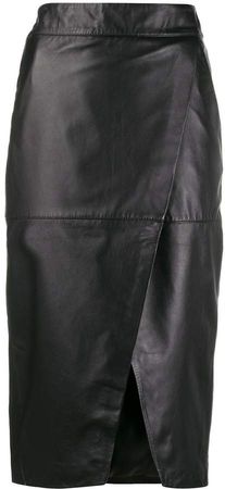 stitched panel skirt