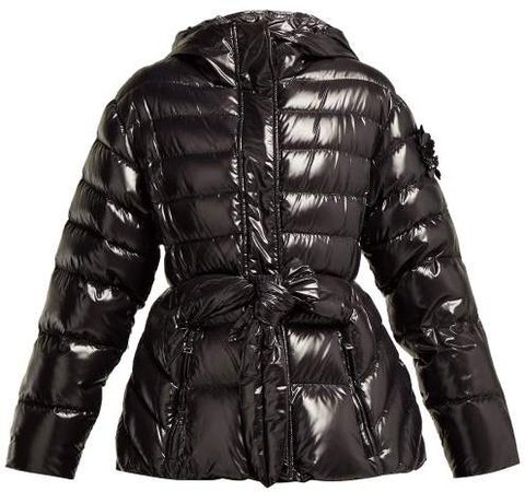 4 moncler 4 Moncler Lolly Down Filled Hooded Jacket - Womens - Black