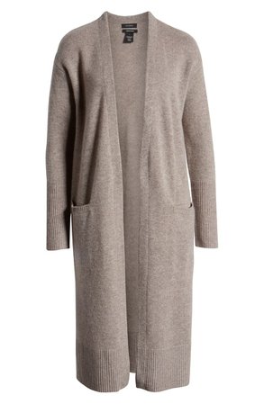 Halogen® Wool & Cashmere Long Cardigan (Regular & Petite) | Nordstrom