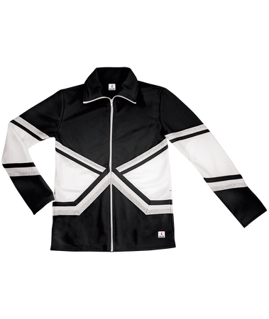Chasse Metallic Crossover Double Knit Jacket - Cheer Warmups | Omni Cheer