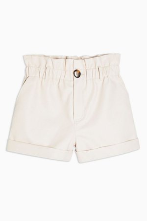 Pink PU Paperbag Shorts | Topshop