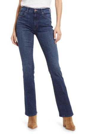 MOTHER The Double Insider High Waist Bootcut Jeans | Nordstrom