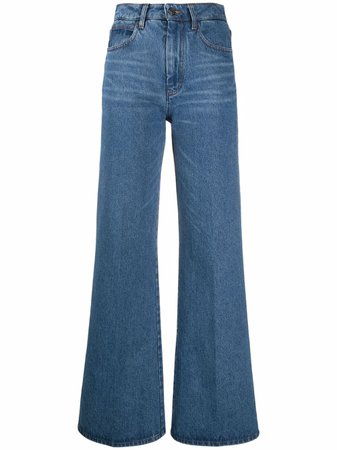 AMI Paris high-waisted Flared Jeans - Farfetch