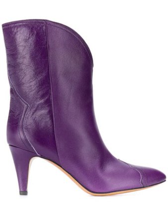 Isabel Marant Saloon Boots BO016419A047S Purple | Farfetch