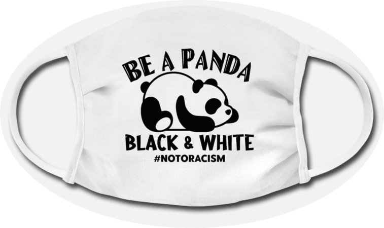 Panda no racism mask