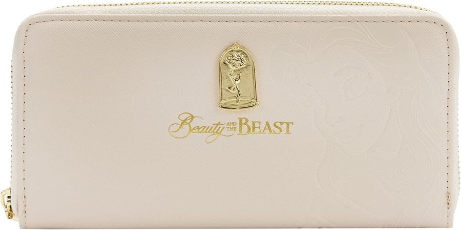 Amazon.com: Disney Loungefly Beauty and the Beast Belle Embossed Charm Wallet : Clothing, Shoes & Jewelry