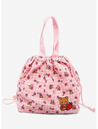 Rilakkuma Strawberry Bento Box & Bag Set | Hot Topic