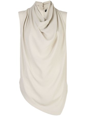 Neutral Proenza Schouler Sleeveless Cowl Top For Women | Farfetch.com