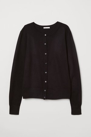 Fine-knit Cardigan - Black - Ladies | H&M US