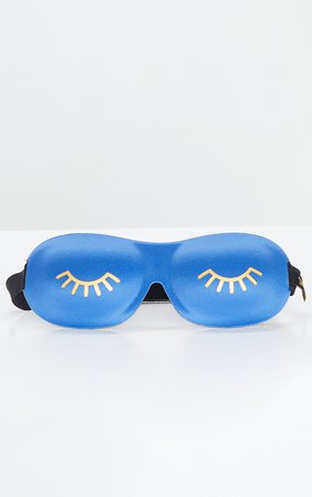 Smug Eyelash Friendly Sleep Mask Blue Wink | PrettyLittleThing USA