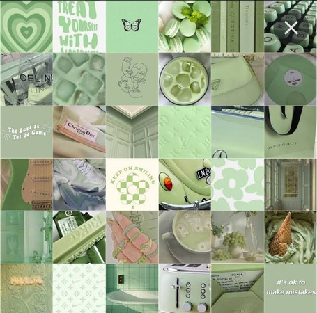 preppy green items