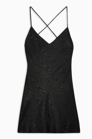 Jacquard Mini Slip Dress | Topshop