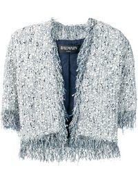 Balmain distressed pearled tweed top $1,603 - Buy Online - Mobile Friendly, Fast Delivery, Price