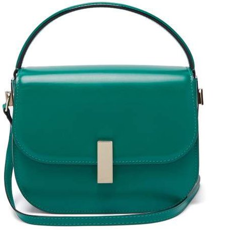 Iside Leather Cross Body Bag - Womens - Green