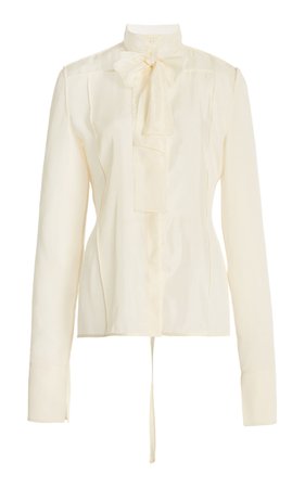 Bow-Detailed Silk Blouse By Victoria Beckham | Moda Operandi