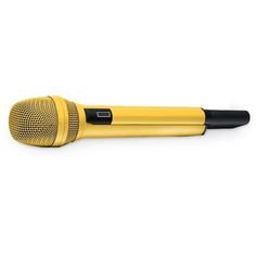 yellow microphone
