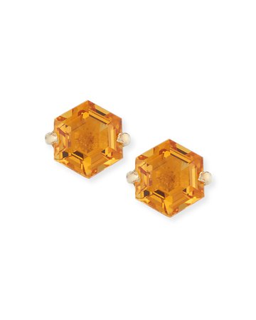 KALAN by Suzanne Kalan Amalfi 14k Gold Hexagon Stud Earrings