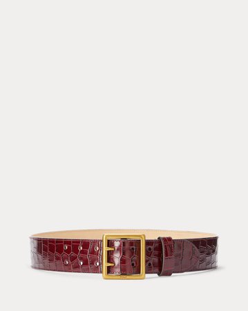 Women's Belts in Leather, Calfskin, & Alligator | Ralph Lauren