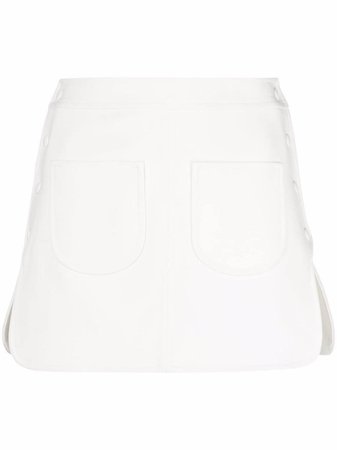 Courrèges Knitted Mini Skirt - Farfetch