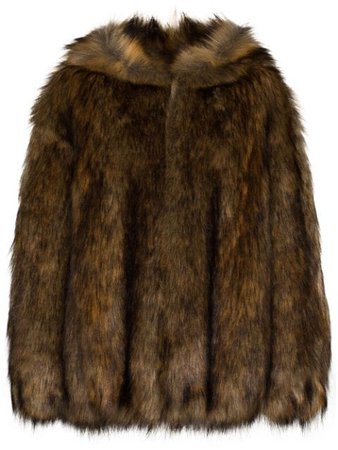 Miu Miu faux-fur Hooded Jacket - Farfetch