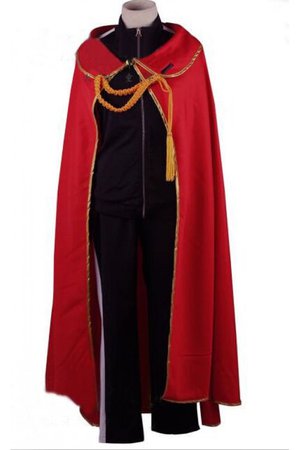 Noragami Yato Cosplay Red Cloak and Crown