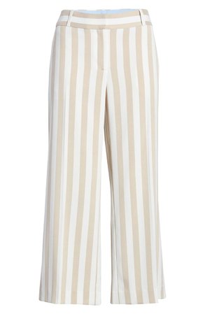 Tommy Hilfiger Stanford Stripe Crop Pants | ivory