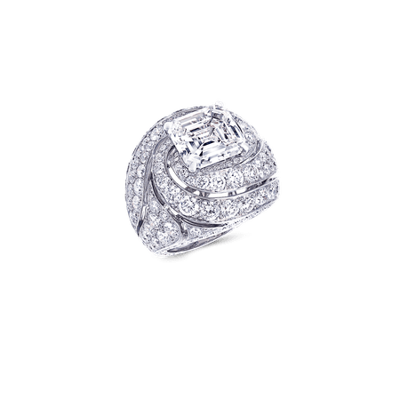 Swirl Ring, Diamond | Graff