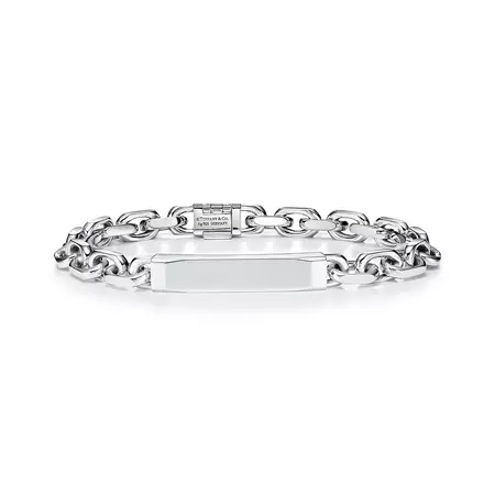 Tiffany 1837® Makers I.D. chain bracelet in sterling silver, medium. | Tiffany & Co.