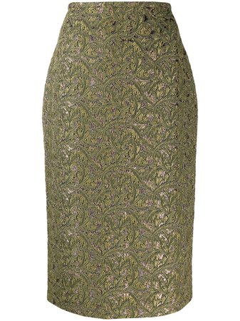Rochas Fitted Pencil Skirt