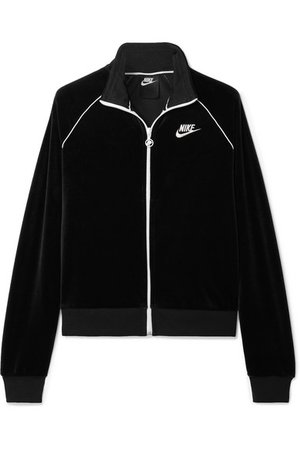 Nike | Stretch-velour track jacket | NET-A-PORTER.COM