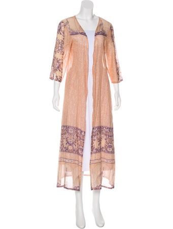 Spell & The Gypsy Collective Sheer Open Front Kimono - Clothing - WSPLG20076 | The RealReal