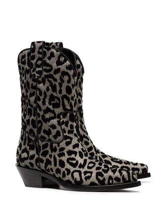 Dolce & Gabbana Texan 40 leopard cowboy boots $1,291 - Buy Online - Mobile Friendly, Fast Delivery, Price