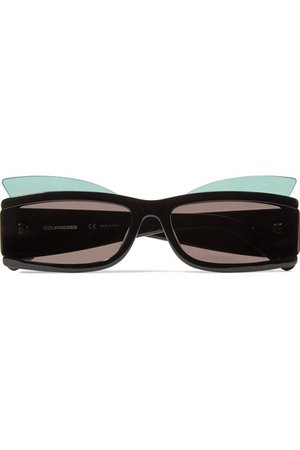 Courrèges | Square-frame layered acetate sunglasses | NET-A-PORTER.COM