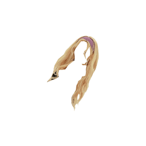 blonde hair png headband