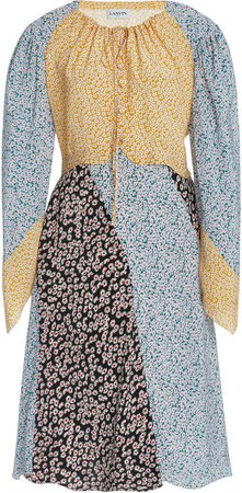 Marguerite Foulard Silk Shirt Dress
