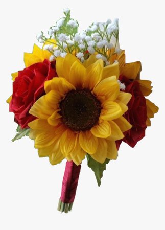 sunflower & rose bouquet