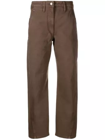 Lemaire Cropped straight-leg Trousers
