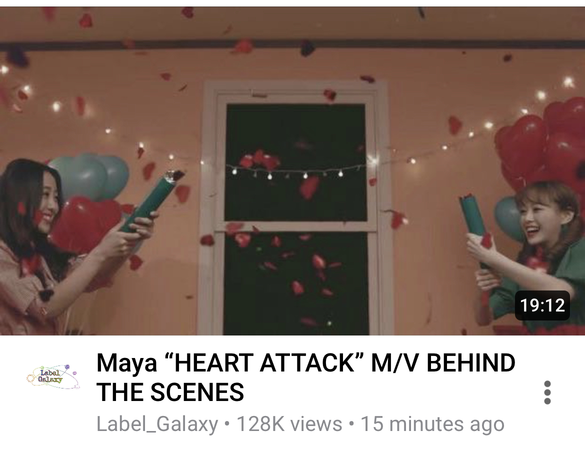 Maya “HEART ATTACK” M/V BEHIND THE SCENES