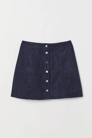 A-line Skirt - Blue