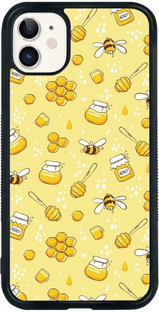 Amazon.com: FANXI Bee Case Compatible with iPhone 11 6.1 Inch - Shockproof Protective TPU Aluminum Cute Cool Yellow Phone Case Designed for iPhone 11 Case for Boys Girls Teens Women Men Honey Bee : Cell Phones & Accessories